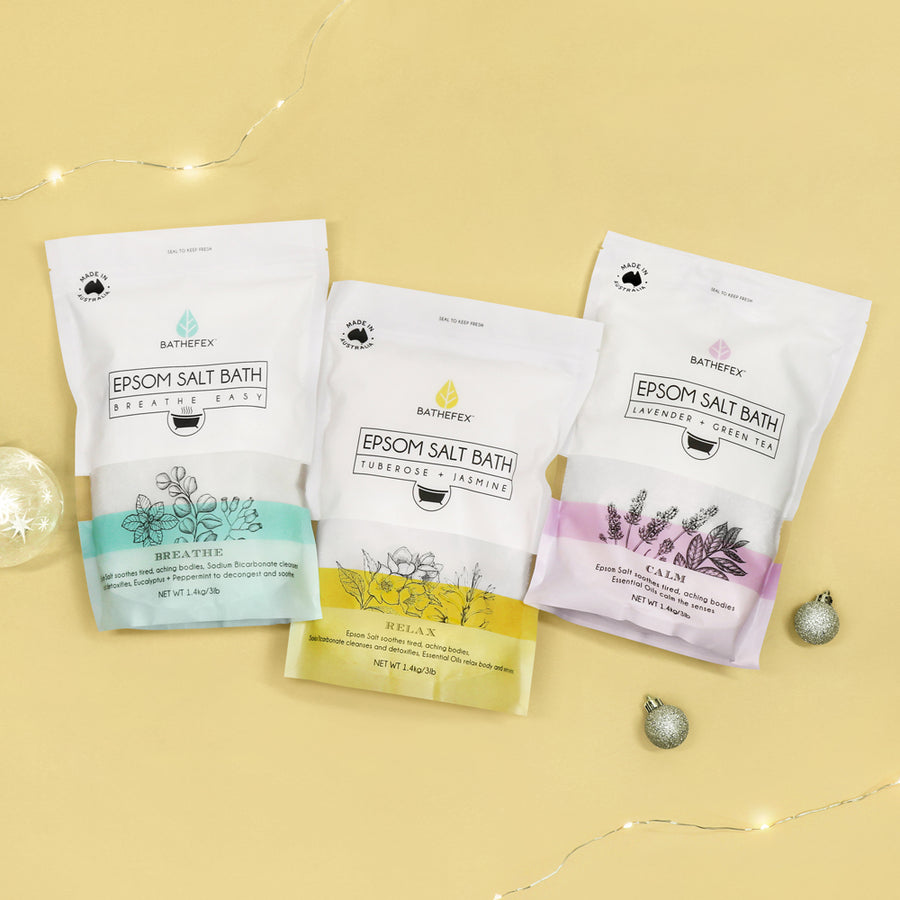 Bath Salts Spa Gift Set – Calming