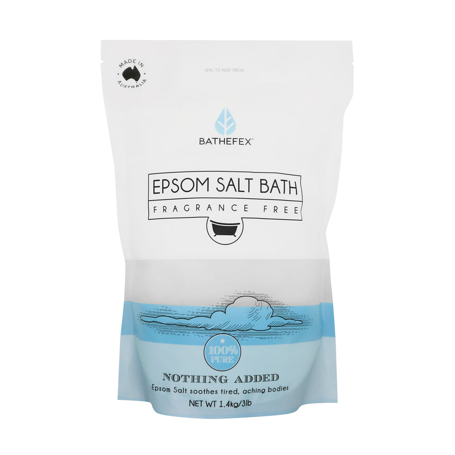 Bathefex Epsom Salt - Fragrance Free 1.4kg