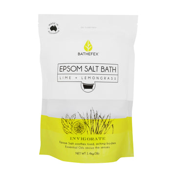 Bathefex Epsom Salt - Lime + Lemongrass 1.4kg